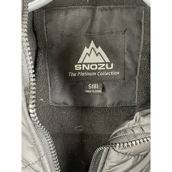 Snozu Snow Jacket Boys Youth Small Winter Coat Fur Trim Heavy Hooded Outdoor - Picture 10 of 13